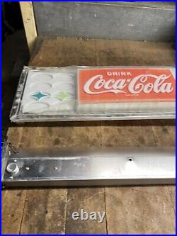 Vintage Old Soda Coke Drink Coca Cola Vendo Vending Machine Light Up Sign USA