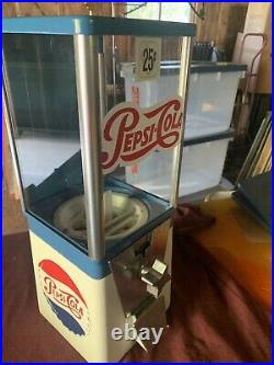 Vintage Older Pepsi Cola Gumball Machine Super Cool Vending