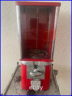 Vintage Original? 10 Cent Acorn Oak Gumball Gum Candy Vending Machine