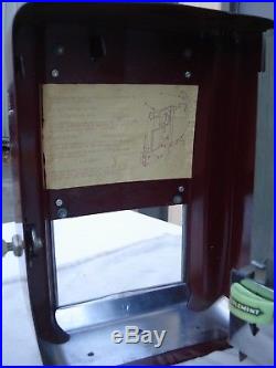 Vintage Original 1940's Vendo Wrigley's 5 cent 3 Column Vending Machine