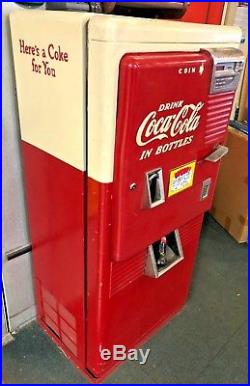 Vintage Original 1950s Coca Cola Westinghouse Vending Machine Coke Advertising