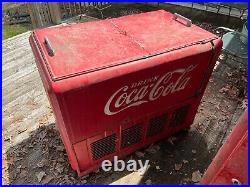Vintage Original 30's  Coca Cola Soda Drink Salesman Cooler