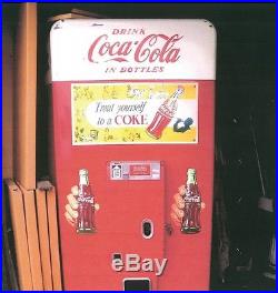 Vintage Original Coca-Cola Coke Vending Machine Vendo Big Boy Vertical V11