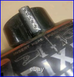 Vintage Original Coin Operated Dixie Cup Dispenser Keys & Mounting Plate Pt 1913