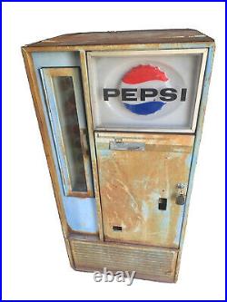 Vintage PEPSI MACHINE Vendorlator ANTIQUE man cave RARE patina Not Coke