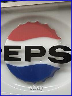 Vintage PEPSI Sign Acrylic Vending Machine 15.5 x 11.5