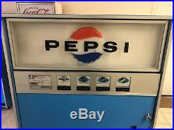 Vintage PEPSI vending machine rebuilt and 100% working condition