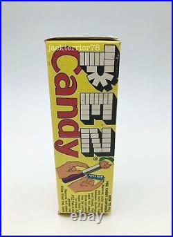 Vintage PEZ Dispenser Candy Refill Packs Sealed In Unopened Vending Machine Box