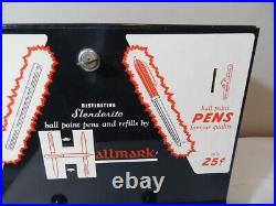 Vintage Pen Vending Machine- Hallmark Pen Vending Machine- Vintage Pen