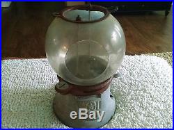 Vintage Penny Gumball Machine Star Parts Repair Restore Very Old Still Works