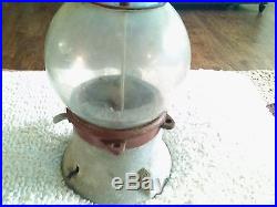 Vintage Penny Gumball Machine Star Parts Repair Restore Very Old Still Works