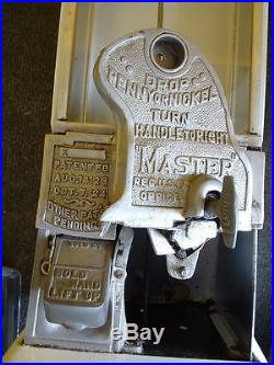 Vintage Penny / Nickel Master Gumball Machine Unrestored Or For Parts