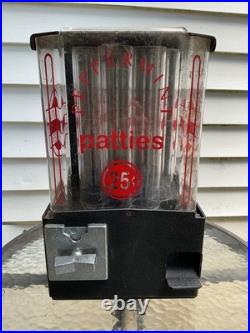 Vintage Peppermint Patties Vending Machine Plexiglass. 25c