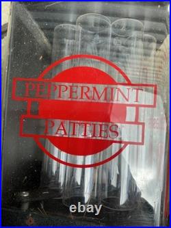 Vintage Peppermint Patties Vending Machine Plexiglass. 25c