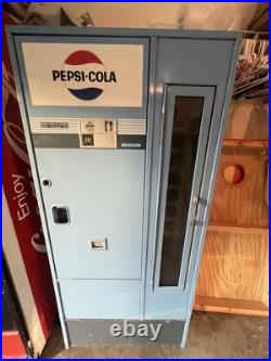 Vintage Pepsi-Cola Vending Machine Fully Functional 1960s/70s La Crosse Cooler