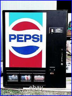 Vintage Pepsi Cola Vending Machine Table Top Can Dispenser Working Refrigeration