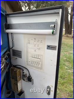 Vintage Pepsi Vending Machine Yes It Works. It Has 2 Extra Coin Mechanism Parts
