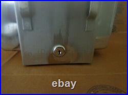 Vintage Perfume Napkin Holder Coin Op With Key (nice Chrome!)