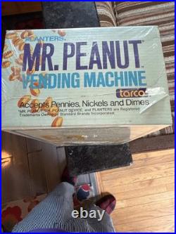 Vintage Planters Mr. Peanut Vending Machine Money Bank NEW With Box Hong Kong