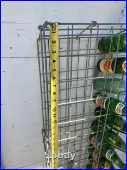 Vintage Pop Bottle Rack For Vending Machine 40ct! Collapsible Galvanized