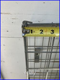 Vintage Pop Bottle Rack For Vending Machine 40ct! Collapsible Galvanized