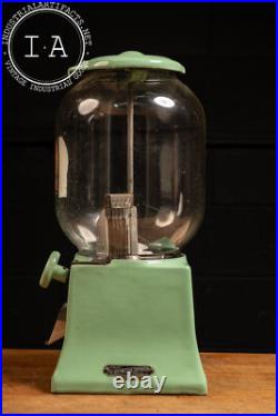 Vintage Porcelain Penny Merchandiser Gumball Machine by Northwestern