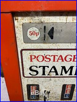 Vintage Postage Stamp Vending Machine Coin Operated