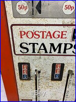 Vintage Postage Stamp Vending Machine Coin Operated