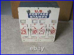 Vintage Postage Stamp Vending Machine US Postage Stamp Machine Co. 1960's