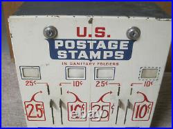 Vintage Postage Stamp Vending Machine US Postage Stamp Machine Co. 1960's