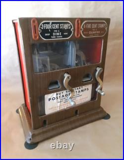 Vintage Postage Stamps Machine No Rear Key