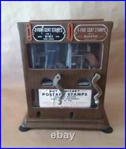 Vintage Postage Stamps Machine No Rear Key
