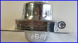 Vintage Puritan Cup Dispenser Glass Tube Soda Fountain Vending Shop, Mancave