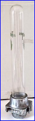 Vintage Puritan Cup Dispenser Glass Tube for Soda or Water vending machine