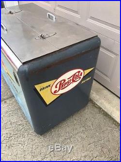 Vintage Quikold Pepsi Ice Chest Cooler 7up Coca Cola Rare