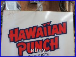 Vintage RARE Hawaiian Punch Fruit Punch Vending Machine Insert Sign NOS