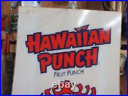 Vintage RARE Hawaiian Punch Fruit Punch Vending Machine Insert Sign NOS