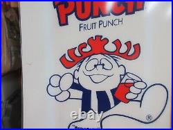 Vintage RARE Hawaiian Punch Fruit Punch Vending Machine Insert Sign NOS