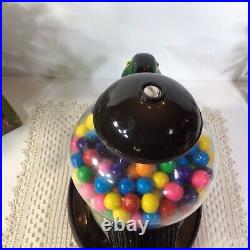 Vintage RARE! Mallard Duck Gum ball Machine Glass Globe Carousel Ind. FREE SHIP