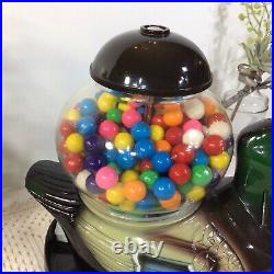 Vintage RARE! Mallard Duck Gum ball Machine Glass Globe Carousel Ind. FREE SHIP