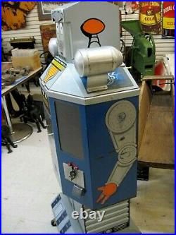 Vintage ROBOT GUMBALL Five Foot Dual Vending Machine Mayoni Enterprises