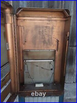 Vintage ROWE Art Deco Cigarette Vending Machine Cabinet