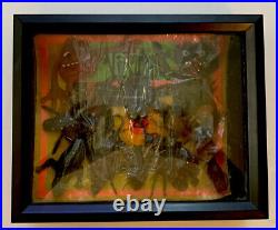 Vintage Rare 60's Rubber VARMINTS Vending Machine Display Card Spider Cat Devil