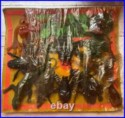 Vintage Rare 60's Rubber VARMINTS Vending Machine Display Card Spider Cat Devil