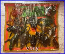 Vintage Rare 60's Rubber VARMINTS Vending Machine Display Card Spider Cat Devil