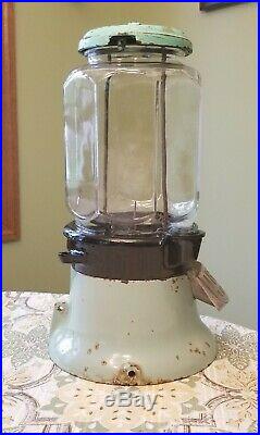 Vintage Rare COLUMBUS Model M 1-Cent Peanut or Bulk Machine AS FOUND Condition
