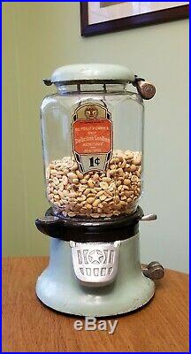 Vintage Rare COLUMBUS Model M 1-Cent Peanut or Bulk Machine AS FOUND Original