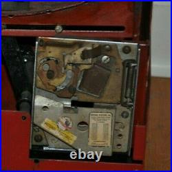 Vintage Rare Dial A Smoke Cigarette Vending Machine With Key Very Nice Condition