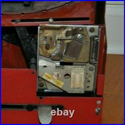 Vintage Rare Dial A Smoke Cigarette Vending Machine With Key Very Nice Condition