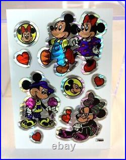 Vintage Rare Disney Vending Machine Sticker LOT Prism Mod Prismatic 90s 1990's